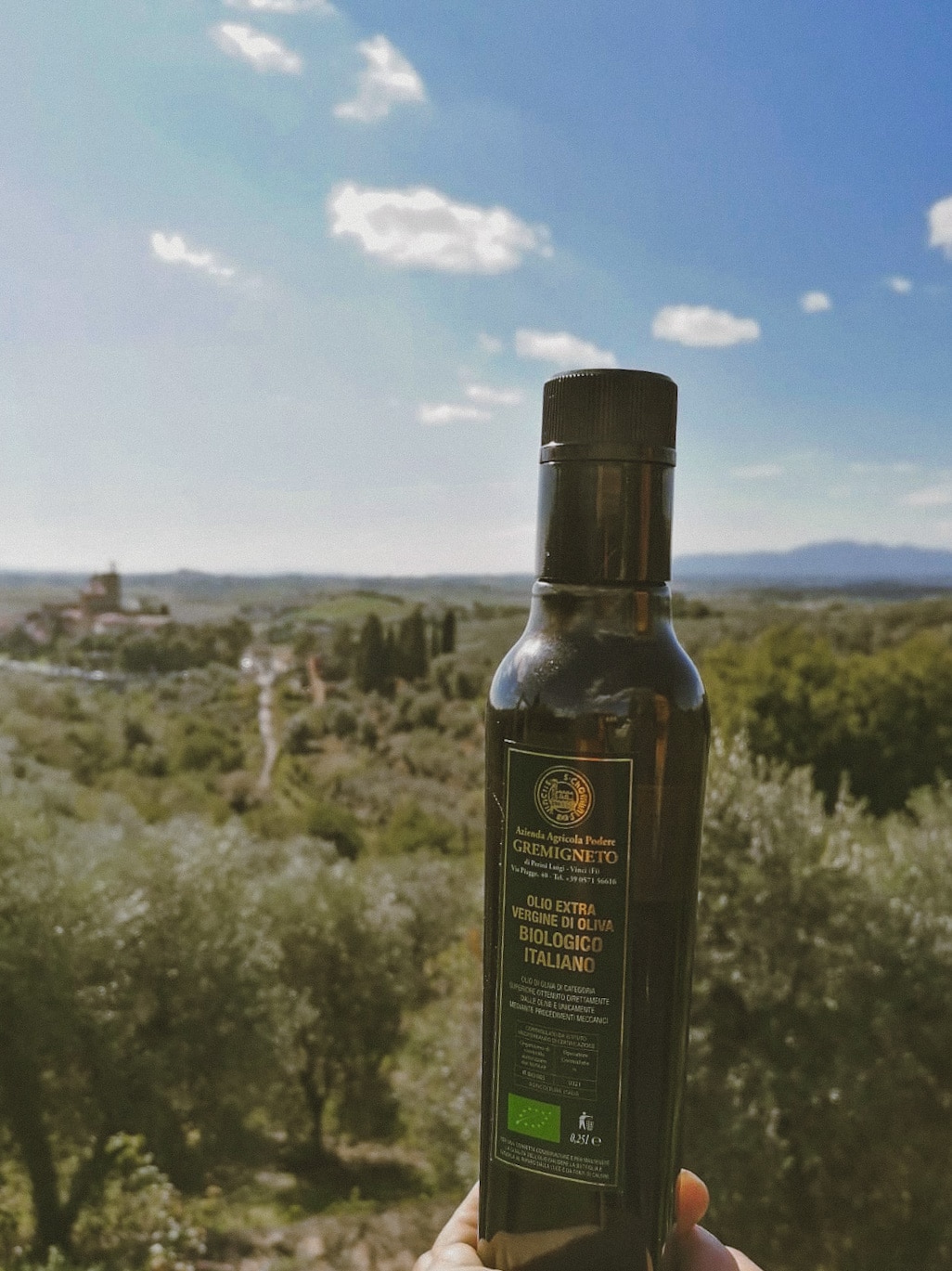 Olio extravergine d'oliva toscano