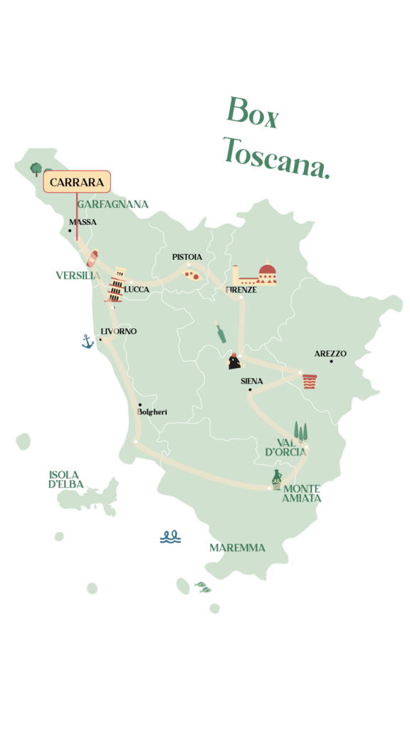mappa carrara