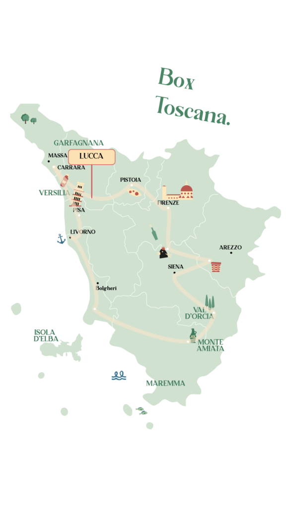 mappa lucca